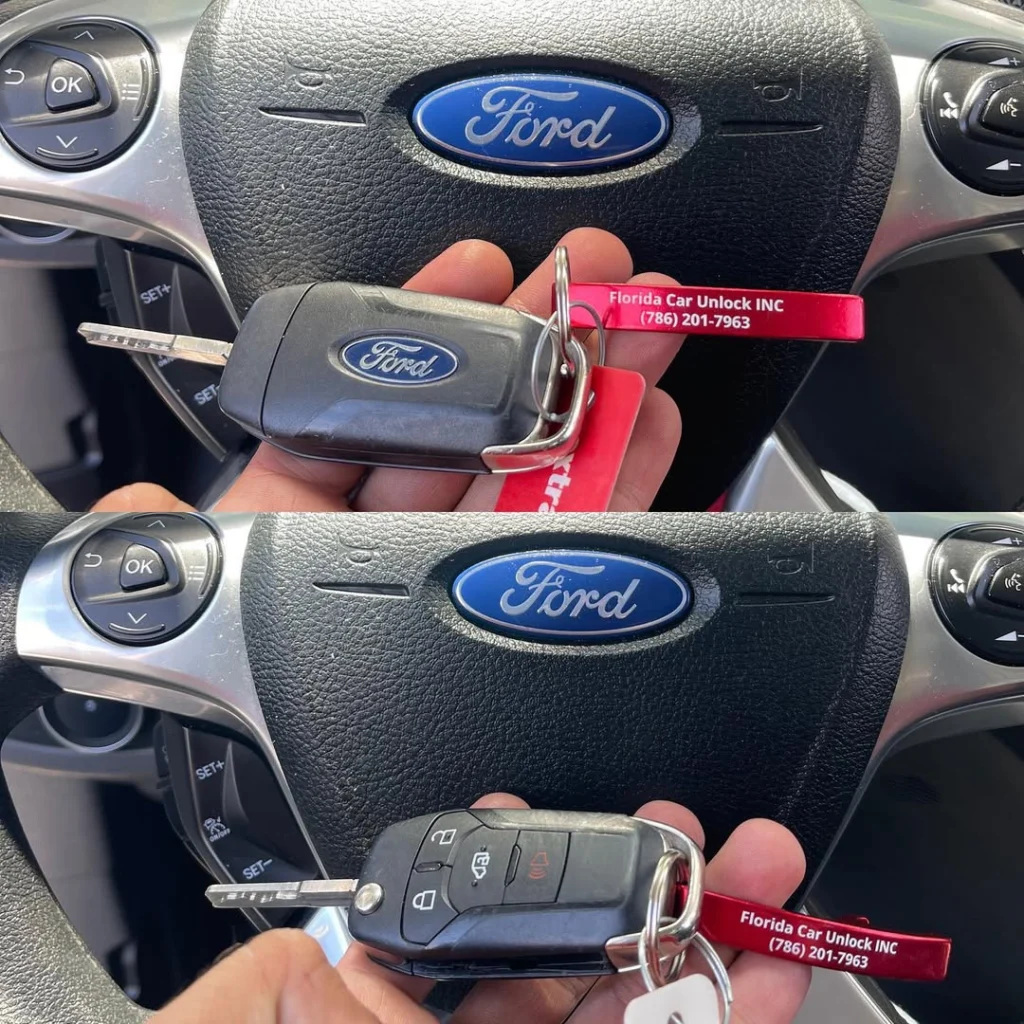 Unlocking a car Miami